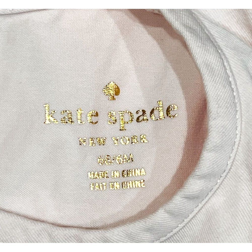 Kate Spade Pink Bow Tee, Size 6M - Picture 4 of 4